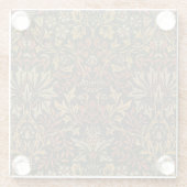William Morris Flower Garden Tapestry Glasuntersetzer (Rückseite)