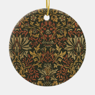 William Morris Flower Garden Tapestry Keramik Ornament
