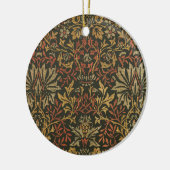 William Morris Flower Garden Tapestry Keramik Ornament (Links)