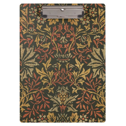 William Morris Flower Garden Tapestry Klemmbrett (Vorderseite)