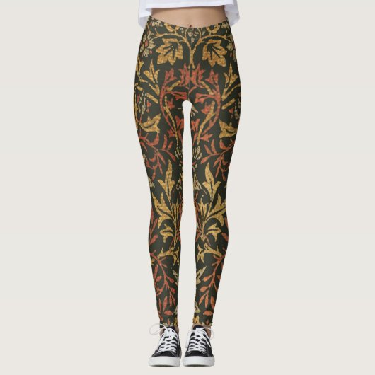 William Morris Flower Garden Tapestry Leggings (Vorderseite)
