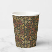 William Morris Flower Garden Tapestry Pappbecher (Links)