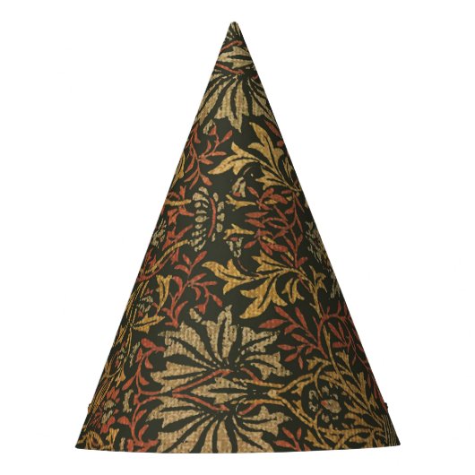 William Morris Flower Garden Tapestry Partyhütchen (Vorderseite)