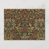 William Morris Flower Garden Tapestry Postkarte (Rückseite)
