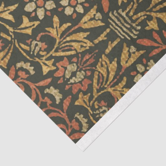 William Morris Flower Garden Tapestry Seidenpapier (Ausschnitt)