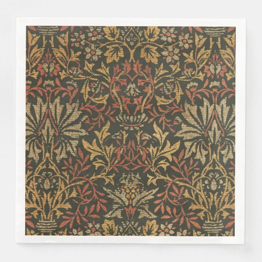 William Morris Flower Garden Tapestry Serviette (Vorderseite)