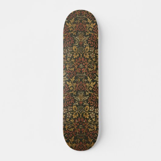 William Morris Flower Garden Tapestry Skateboard (Vorne)