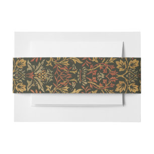 William Morris Flower Garden Teppich Einladungsbanderole