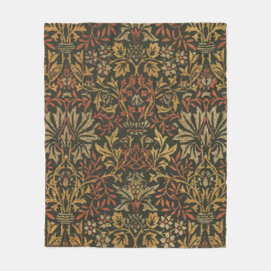 William Morris Flower Garden Teppich Fleecedecke