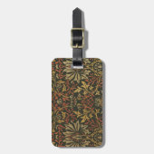 William Morris Flower Garden Teppich Gepäckanhänger (Vorderseite vertikal)