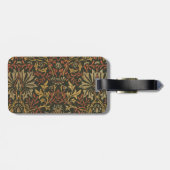 William Morris Flower Garden Teppich Gepäckanhänger (Rückseite horizontal)