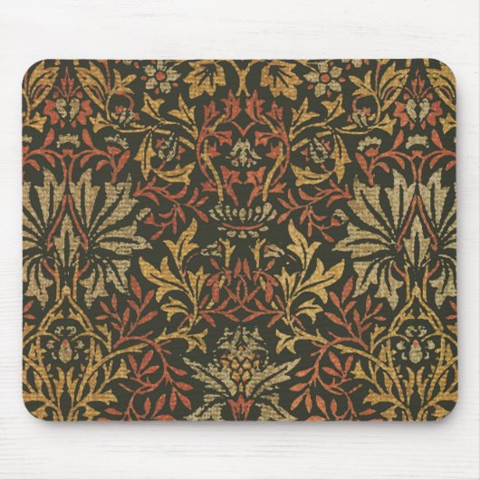 William Morris Flower Garden Teppich Mousepad (Vorne)