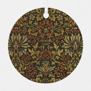 William Morris Flower Garden Teppich Ornament Aus Metall