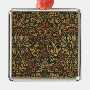 William Morris Flower Garden Teppich Ornament Aus Metall