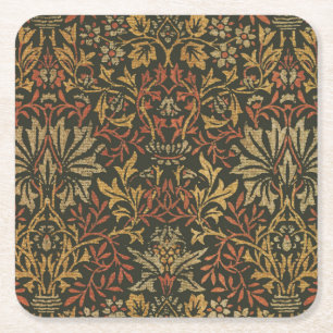 William Morris Flower Garden Teppich Rechteckiger Pappuntersetzer