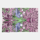 William Morris Folk Art Birds Blume Acorns Geschirrtuch (Horizontal)