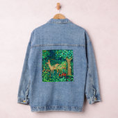 William Morris Forest Deer Tapestry Jeansjacke (Hangar)