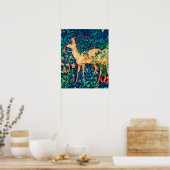 William Morris Forest Deer Tapestry Poster (Küche)