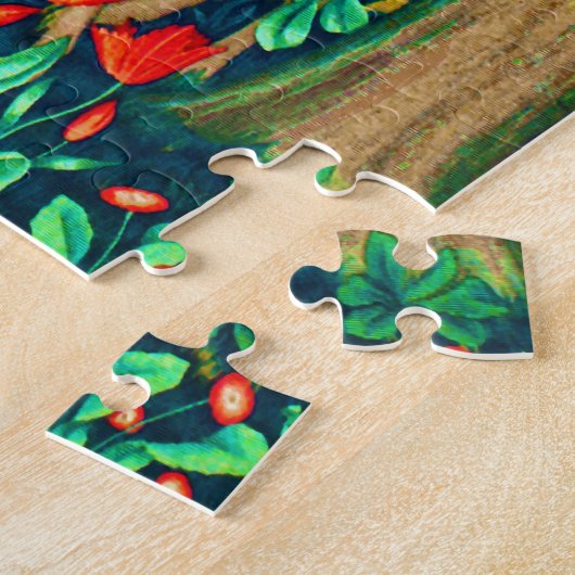 William Morris Forest Deer Tapestry Puzzle (Seite)