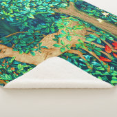 William Morris Forest Deer Tapestry Sherpadecke (3/4)