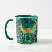 William Morris Forest Deer Tapestry Tasse (Links)