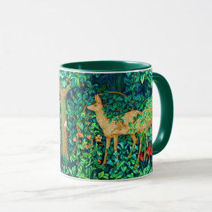 William Morris Forest Deer Tapestry Tasse