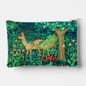 William Morris Forest Deer Tapestry Zubehörtasche (Rückseite)