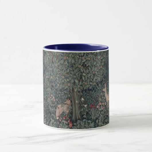 William Morris Forest Greenerals Animals Blume Tasse (Zentrum)