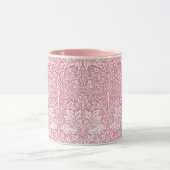 William Morris Forest Rabbit Bird Foliage Pink Tasse (Zentrum)