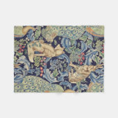 William Morris Forest Rabbit Fleecedecke (Vorderseite (Horizontal))