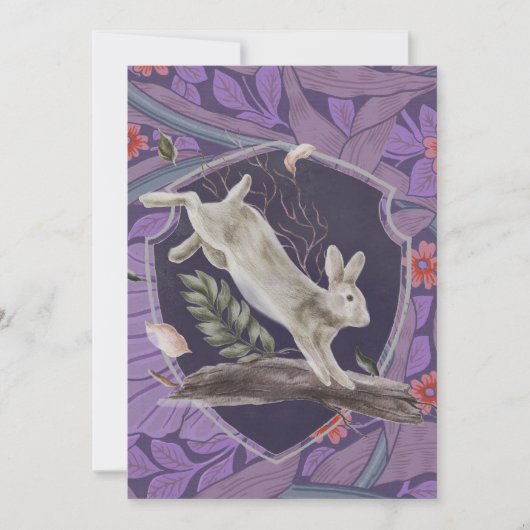 William Morris Forest Rabbit Floral Art Nouveau (Vorderseite)