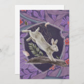 William Morris Forest Rabbit Floral Art Nouveau (Vorne/Hinten)