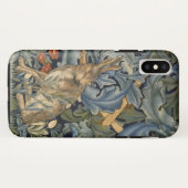 William Morris Forest Rabbit Floral Art Nouveau Case-Mate iPhone Hülle (Rückseite (Horizontal))