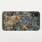 William Morris Forest Rabbit Floral Art Nouveau Case-Mate iPhone Hülle (Rückseite (Horizontal))