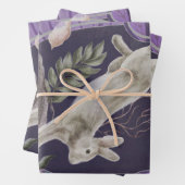 William Morris Forest Rabbit Floral Art Nouveau Geschenkpapier Set (Beispiel)