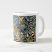 William Morris Forest Rabbit Floral Art Nouveau Jumbo-Tasse (Vorderseite Rechts)