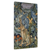 William Morris Forest Rabbit Floral Art Nouveau Klemmbrett (Rechts)