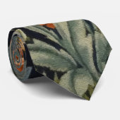 William Morris Forest Rabbit Floral Art Nouveau Krawatte (Gerollt)