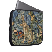 William Morris Forest Rabbit Floral Art Nouveau Laptopschutzhülle (Vorne Rechts)