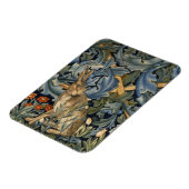 William Morris Forest Rabbit Floral Art Nouveau Magnet (Linke Seite)