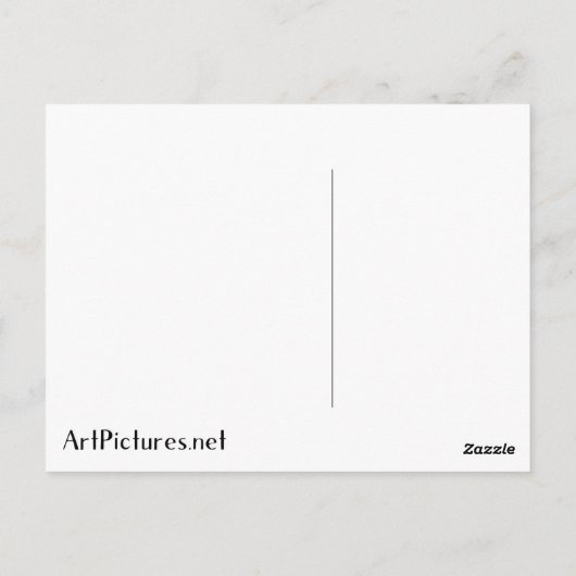 William Morris Forest Rabbit Floral Art Nouveau Postkarte (Rückseite)