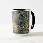 William Morris Forest Rabbit Floral Art Nouveau Tasse (VorderseiteRechts)