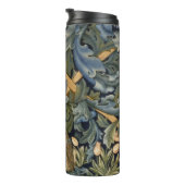 William Morris Forest Rabbit Floral Art Nouveau Thermosbecher (Nach rechts gedreht)