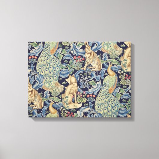 William Morris Forest Rabbit Leinwanddruck (Vorderseite)