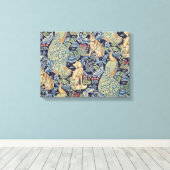 William Morris Forest Rabbit Leinwanddruck (Insitu (Holzboden))