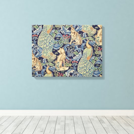 William Morris Forest Rabbit Leinwanddruck (Insitu (Holzboden))