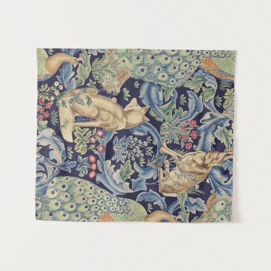 William Morris Forest Rabbit Wandteppich (Vorderseite (Horizontal))