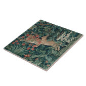 William Morris Forest Rabbits Floral Fliese (Seite)