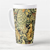 William Morris Forest Tapestry Fox Hare Peacock Milchtasse (Linke Ecke)