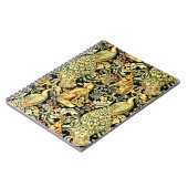 William Morris Forest Tapestry Fox Hare Peacock Notizblock (Linke Seite)
